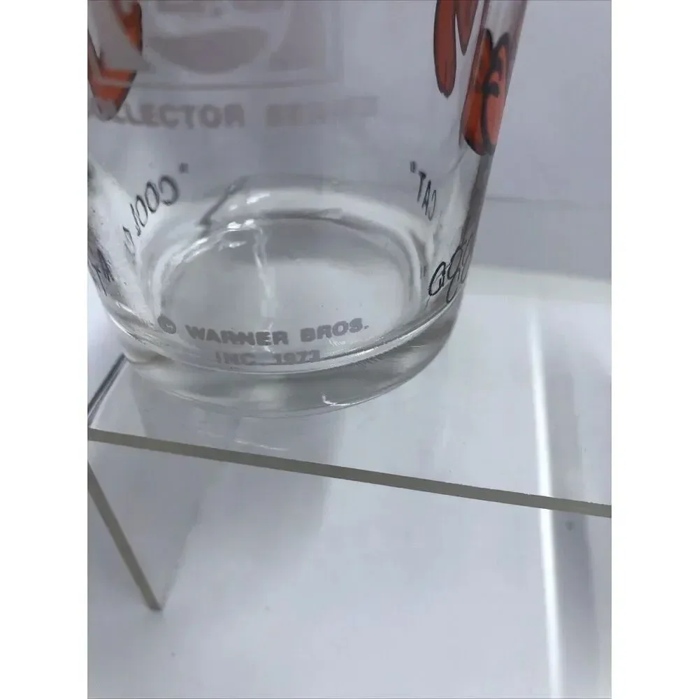 1973 Pepsi Collector Series Cool Cat Glass Warner Bros Looney Tunes Vintage.Read
